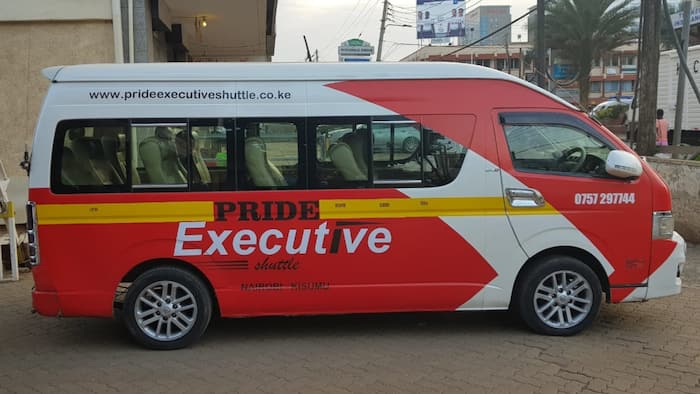 Pride Executive Shuttle online booking, routes, services, and contacts
