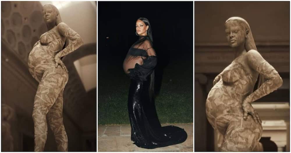 Rihanna honoured by Met Gala with incredible marble statue as she misses grand event.
