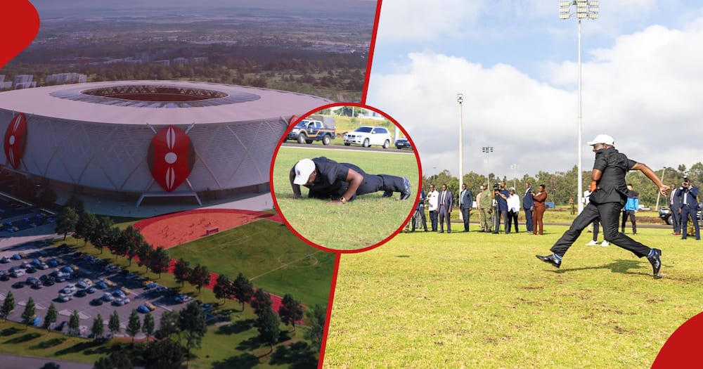 William Ruto said the construction of the Talanta Sports City Stadium will be cost-effective.