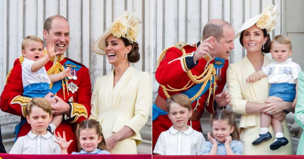 Prince William and his family.