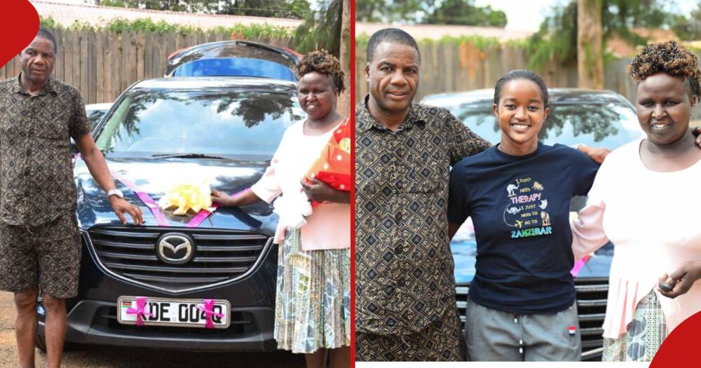Uasin Gishu mum gets car from her daughters who travelled to Australia.