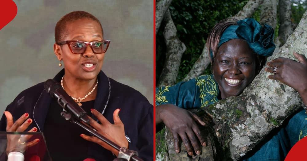 Wanjira Mathai and Professor Wangari Maathai