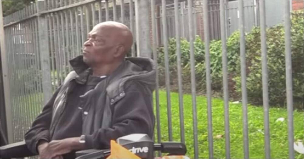 80-year-old Ghanaian man living in the UK was originally from Ghana. Photo: SVTV Africa.