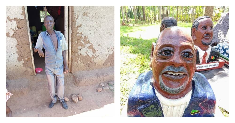 Mixed reactions from Kenyans after artist behind viral sculptures says each costs KSh 500k