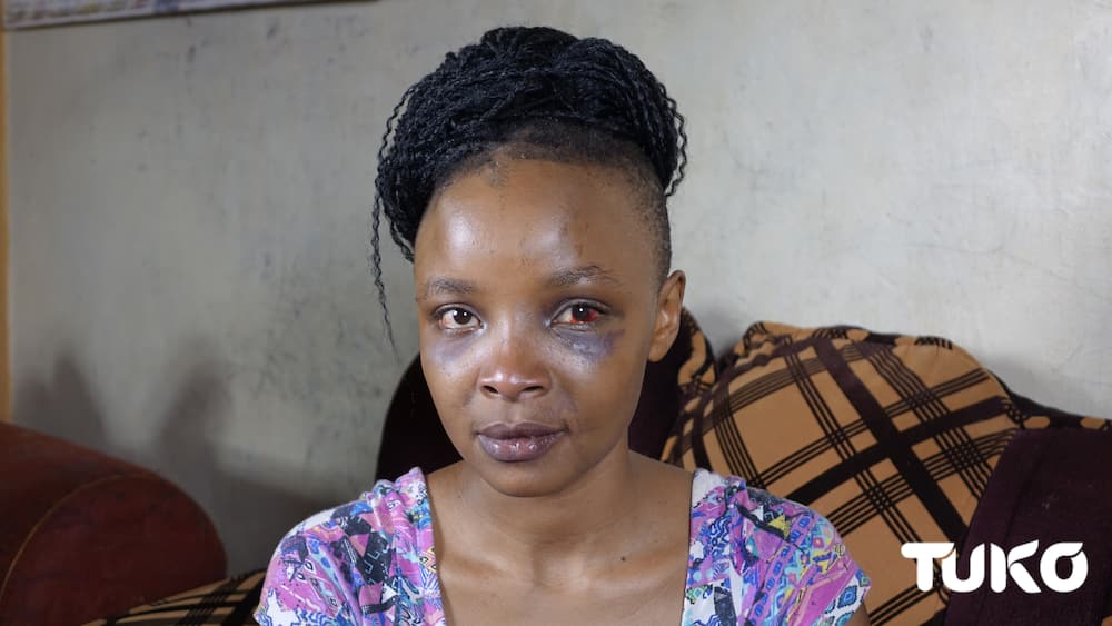 Nairobi woman cries for justice after enduring years of violence at hands of baby daddy