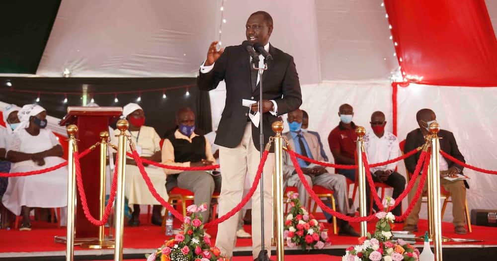 William Ruto Denies He's Campaigning for Presidency: "I'm Only Inspecting Gov't Projects"