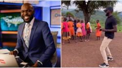 Larry Madowo Joins School Kids in Hearty Synchronised Dance While on Ugandan Trip