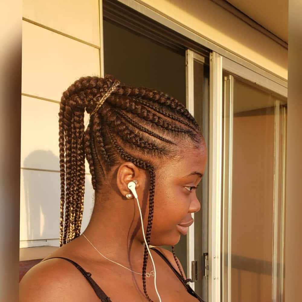 25 latest Ghana weaving shuku hairstyles in 2019 Tuko.co.ke