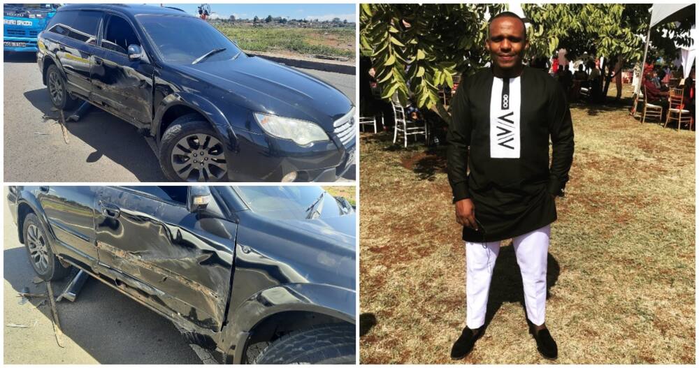 Ben Kitili involved in road accident.