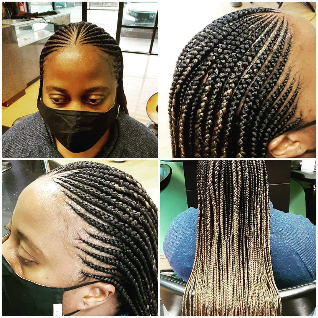 Best straightup hairstyles 2023 Top 40 trending African cornrow ideas   Brieflycoza