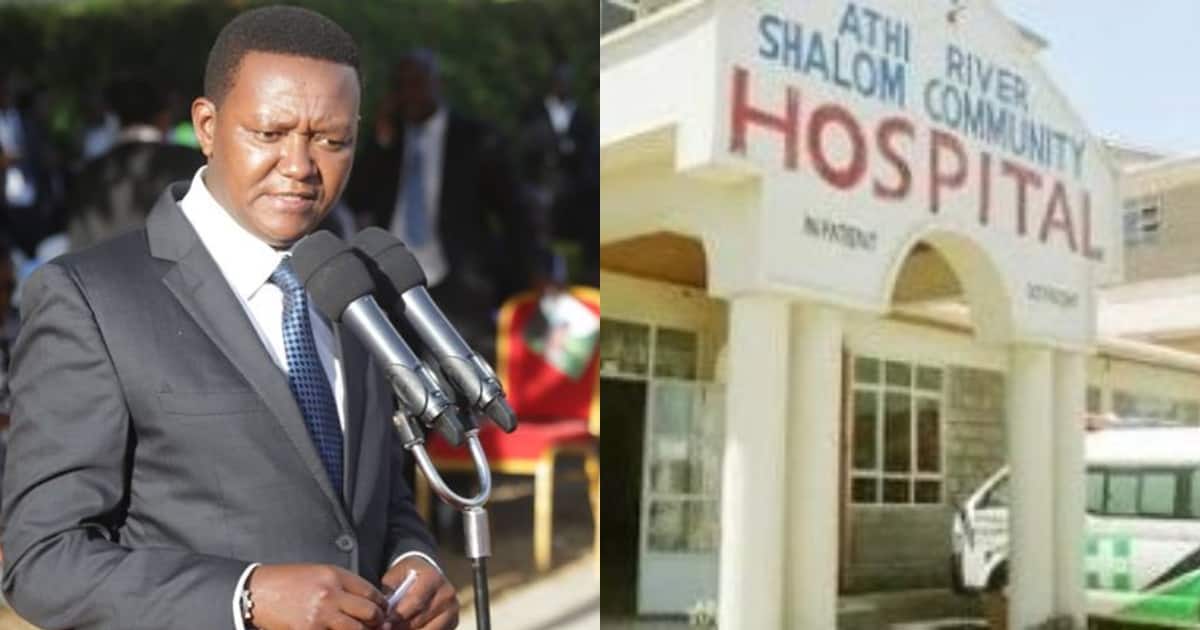 Image result for Governor Mutua Threatens to close shalom hospital