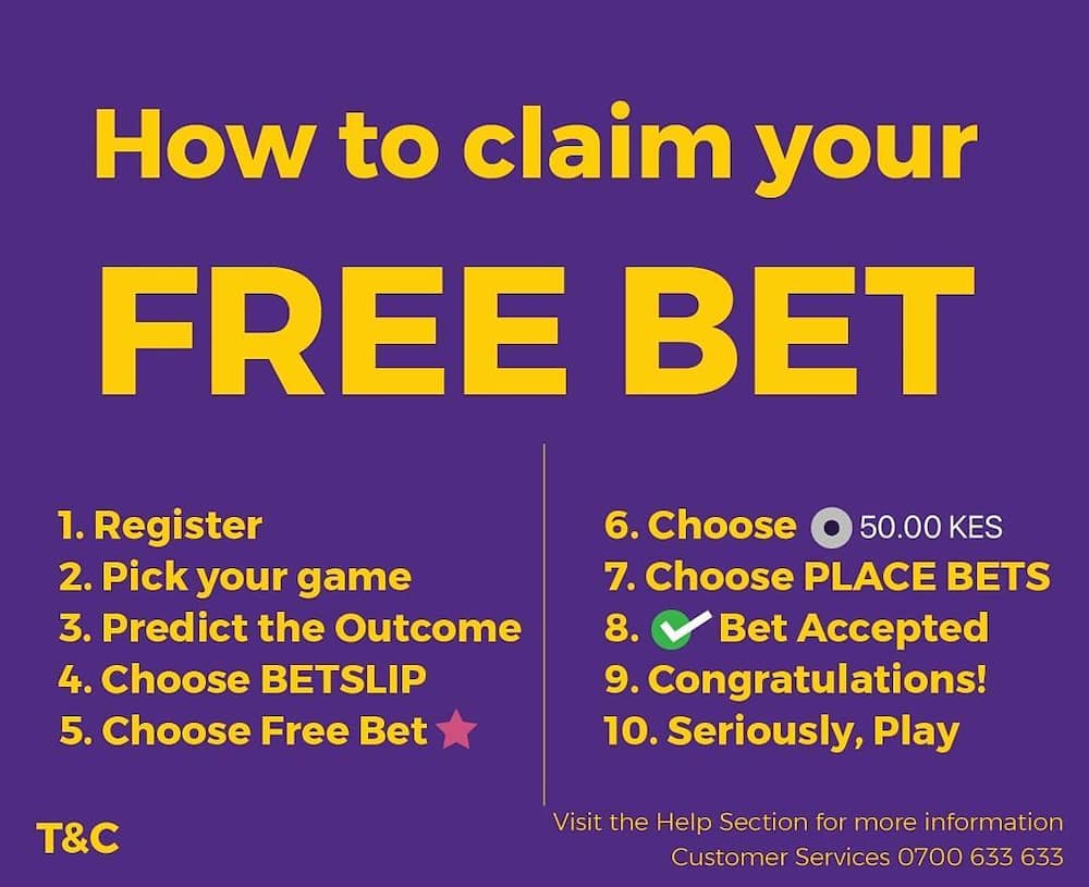 Free Bets for Kenyan Players, free bets in kenya without deposit.