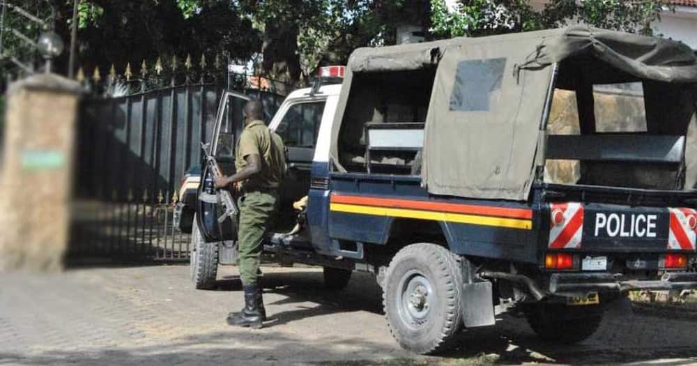 Kasarani police officers gun down a suspected robber. Photo: Modern Kenya Corps.