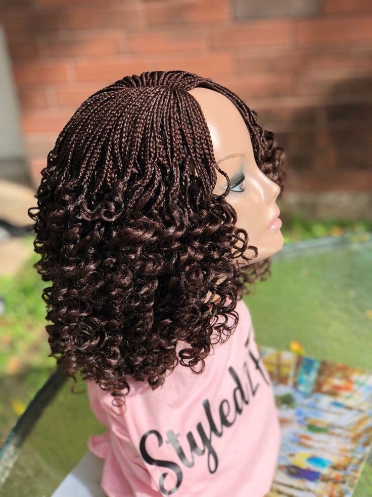 Braided kinky outlet wigs