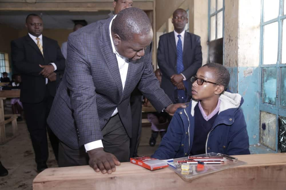 Waziri Fred Matiang'i awaombea watahiniwa wa KCPE