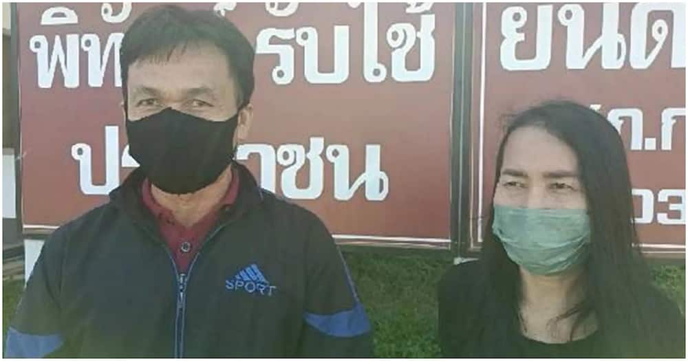 The Thai man left his wife while in the bush helping herself. Photo: New York Post.