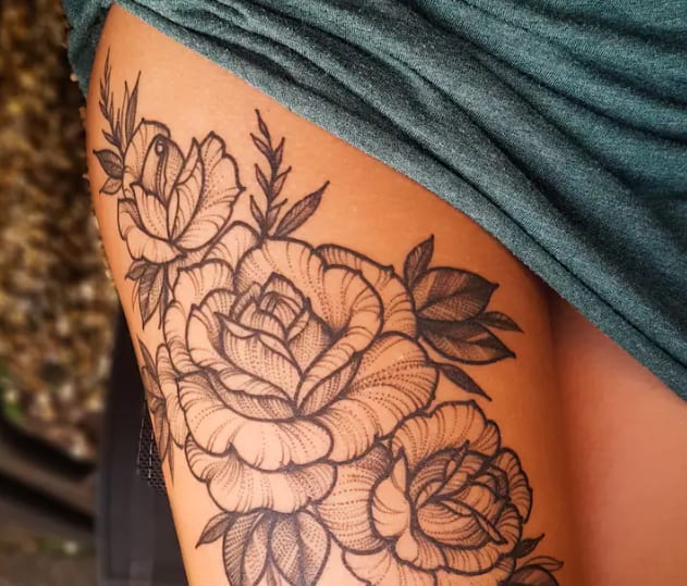 17 top Thigh Tattoos for Black Women ideas in 2024