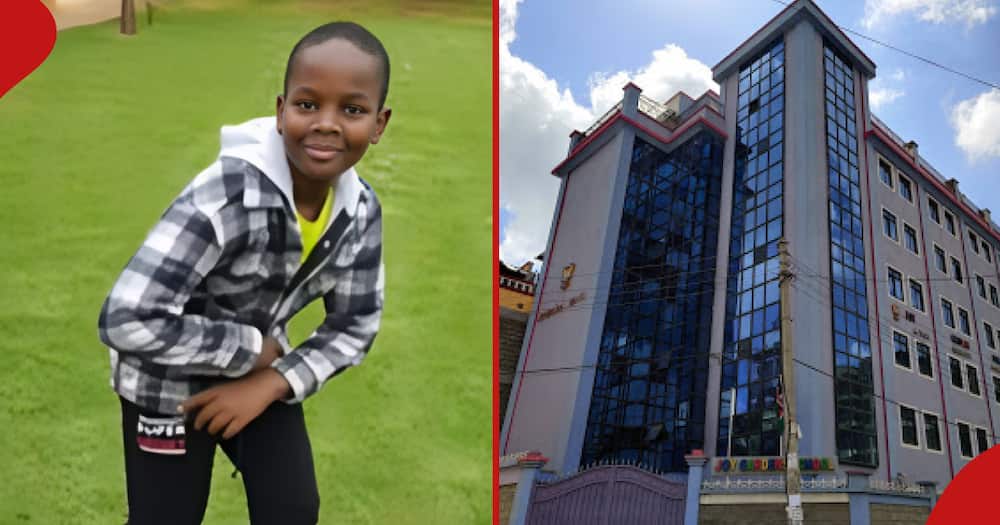 Wesley Njiru allegedly fell from the seventh floor of the school building.