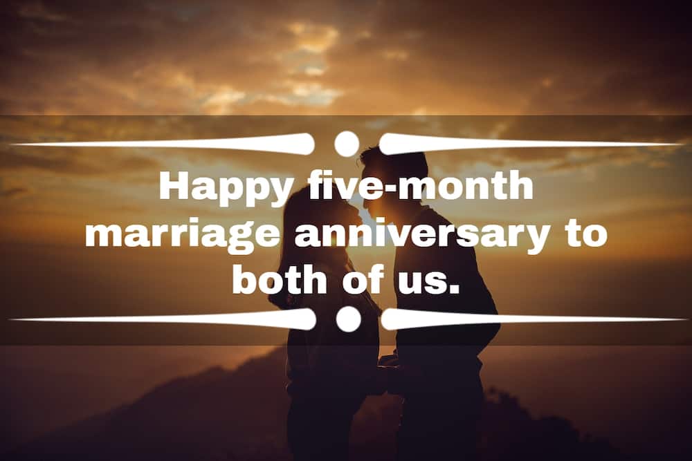 Happy 5th month anniversary quotes for your wife