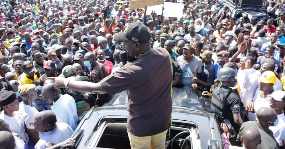 William Samoei Ruto toured parts of Migori and Homa Bay counties.