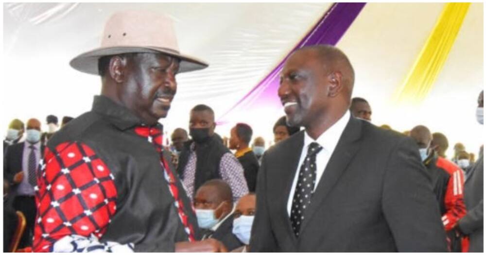 William Ruto/Raila Odinga.