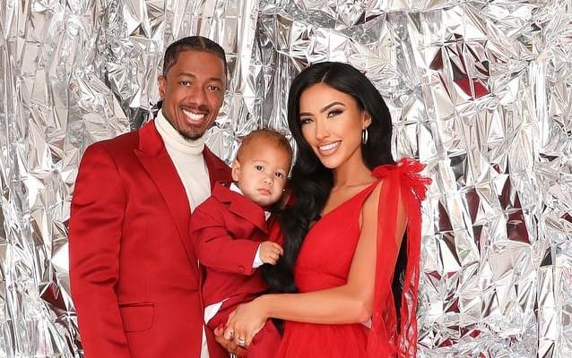 Breana Tiesi and Nick Cannon with their son Legendary Love