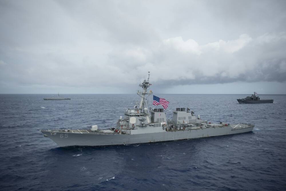 The US Seventh Fleet identified the ship as the Arleigh Burke-class destroyer USS Benfold in a statement late Tuesday