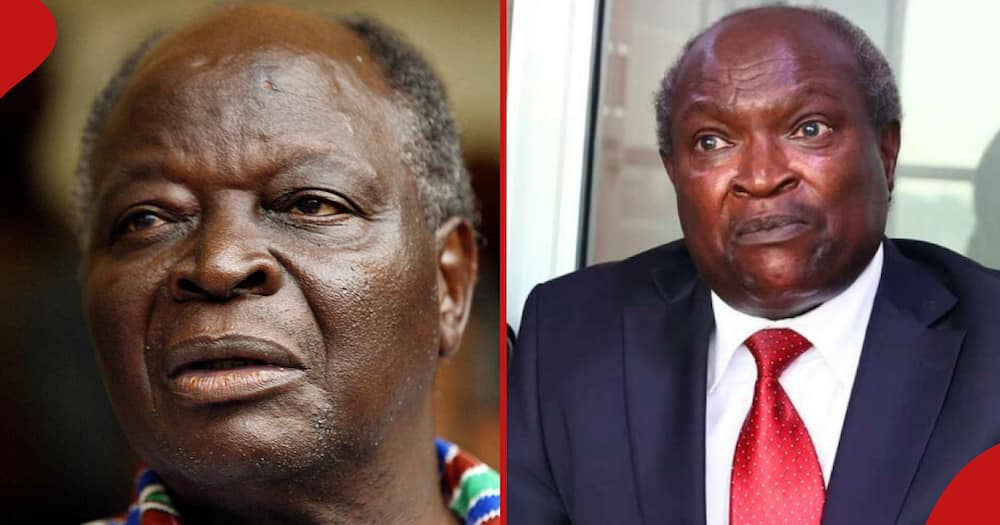 Jacob Ocholla and Mwai Kibaki.