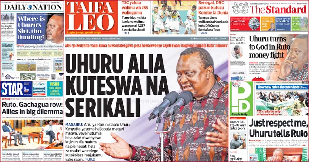 Magazeti ya Kenya Juni 11: Serikali ya Ruto Yafichua Mpango wa Kuwatoza Wafungwa Ushuru