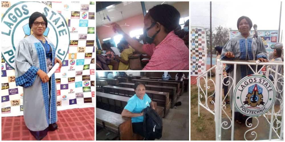 50-Year-Old Mother of 5 Returns to School, Shares Matriculation and Class Photos, Nigerians React