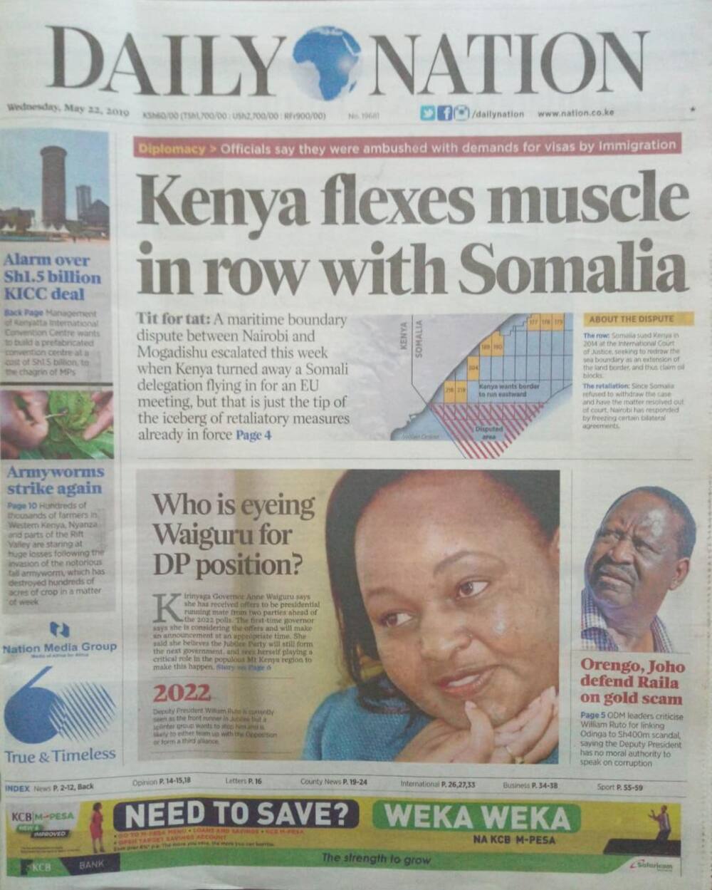 Kenyan newspapers review for May 22: Letter addressing President Uhuru Kenyatta on gold scam is fake - UAE envoy Kenyan newspapers review for May 22: Letter addressing President Uhuru Kenyatta on gold scam is fake - UAE envoy