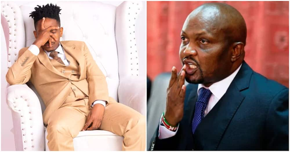 Moses Kuria Ajutia Kufadhili Ziara ya Eric Omondi Katika Taifa la Merakani