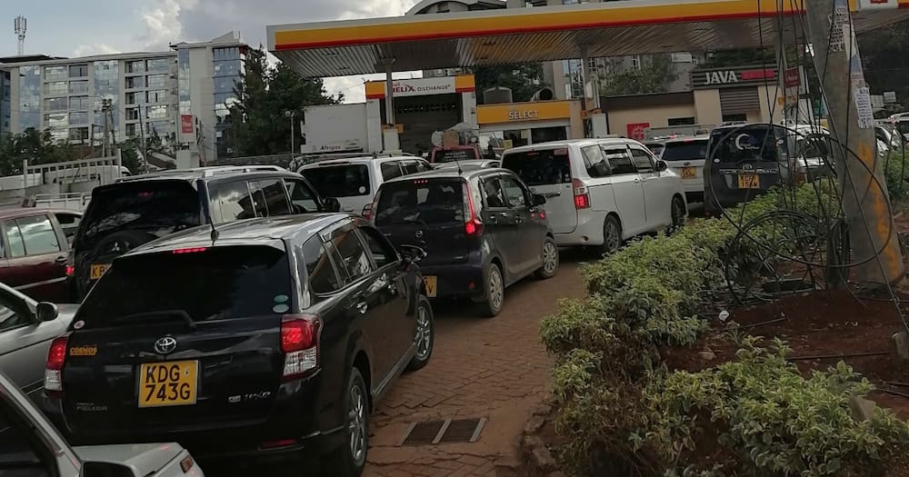 There was a fuel crisis in Kenya in March and April.