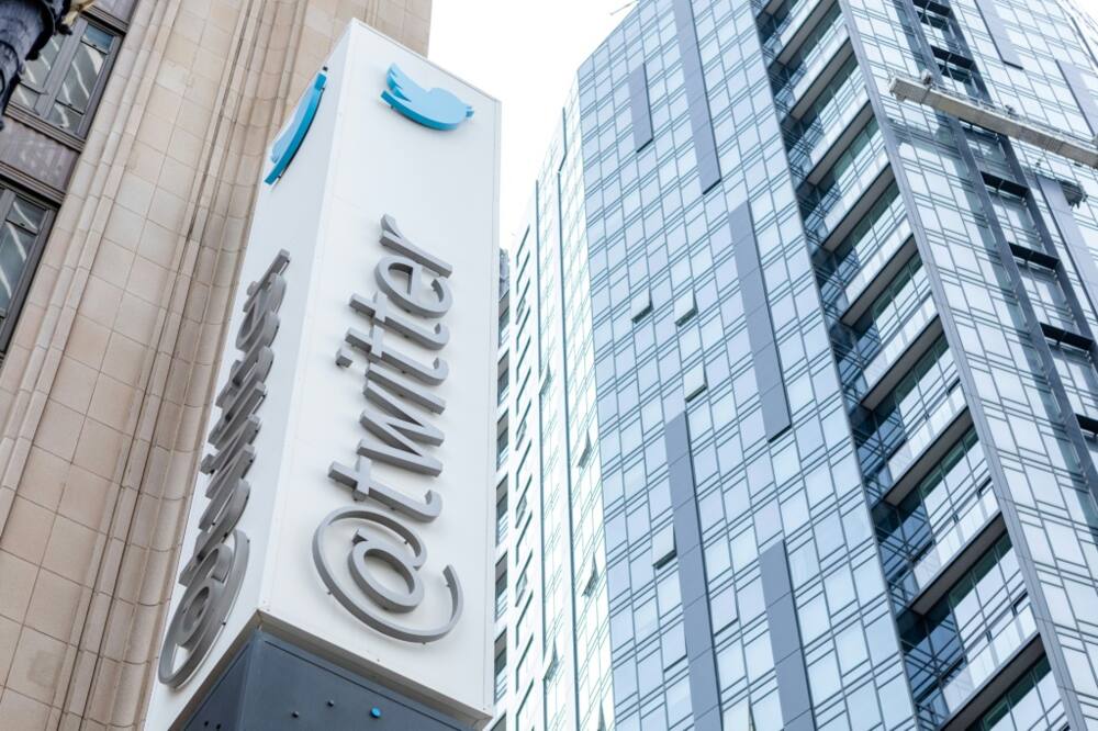 Twitter's San Francisco headquarters are seen in October 2022