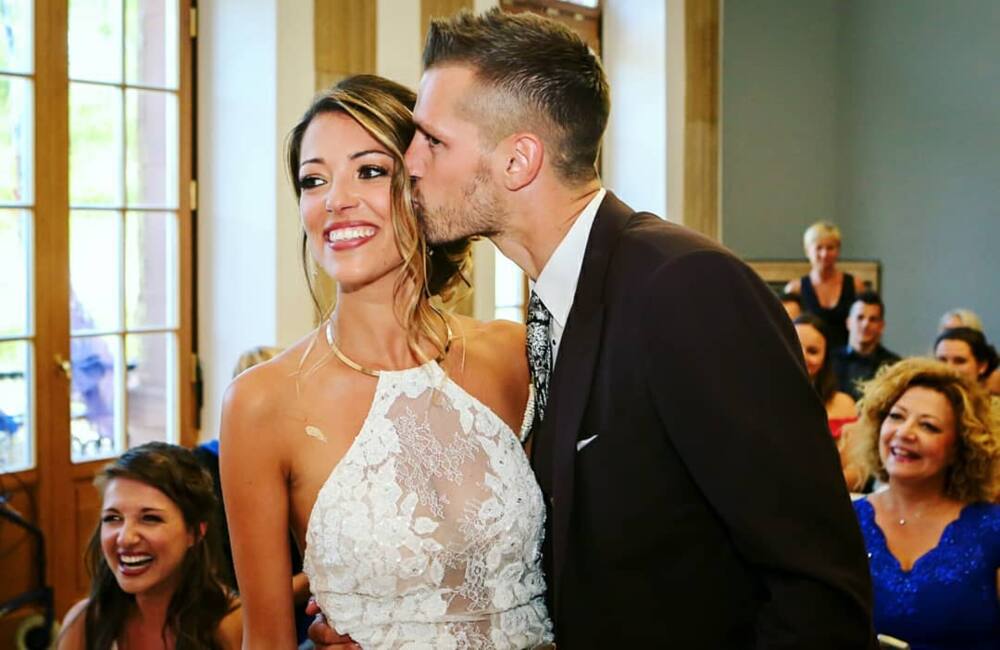 Everton star Morgan Schneiderlin and fiance Camille Sold to tie the knot  soon?