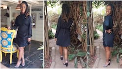 Lilian Nganga Steps Out in Beautiful Black Dress, Heels as She Celebrates 3 Months Post Delivery