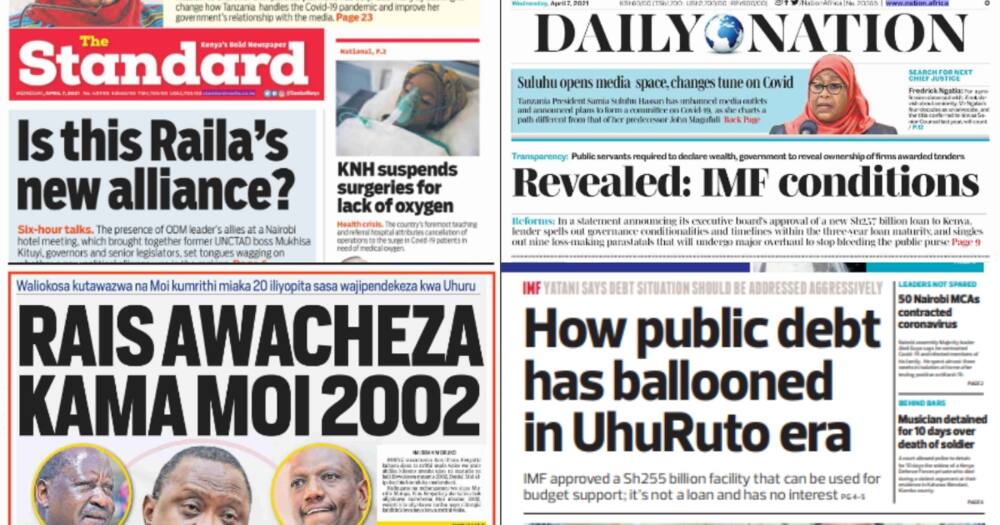 Magazeti Jumatan, Aprili, 7: Uhuru afuata nyayo za Moi kuwaadhii