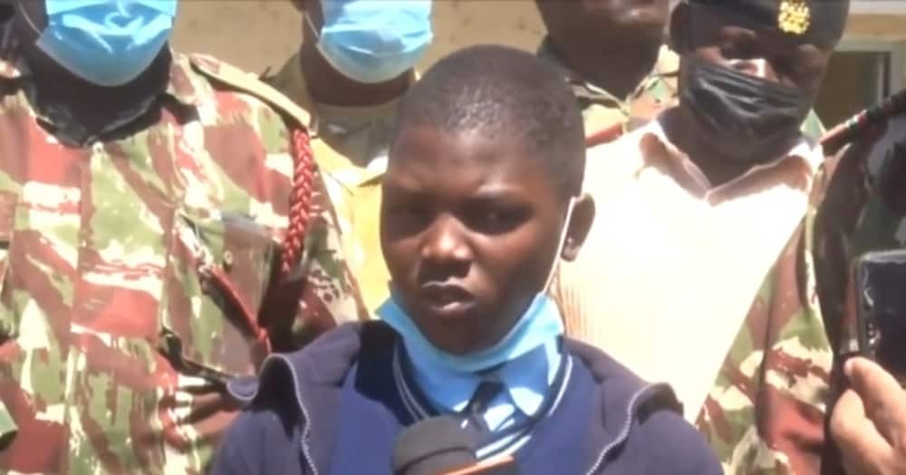 The young boy who confronted George Natembeya becomes peace ambassador.