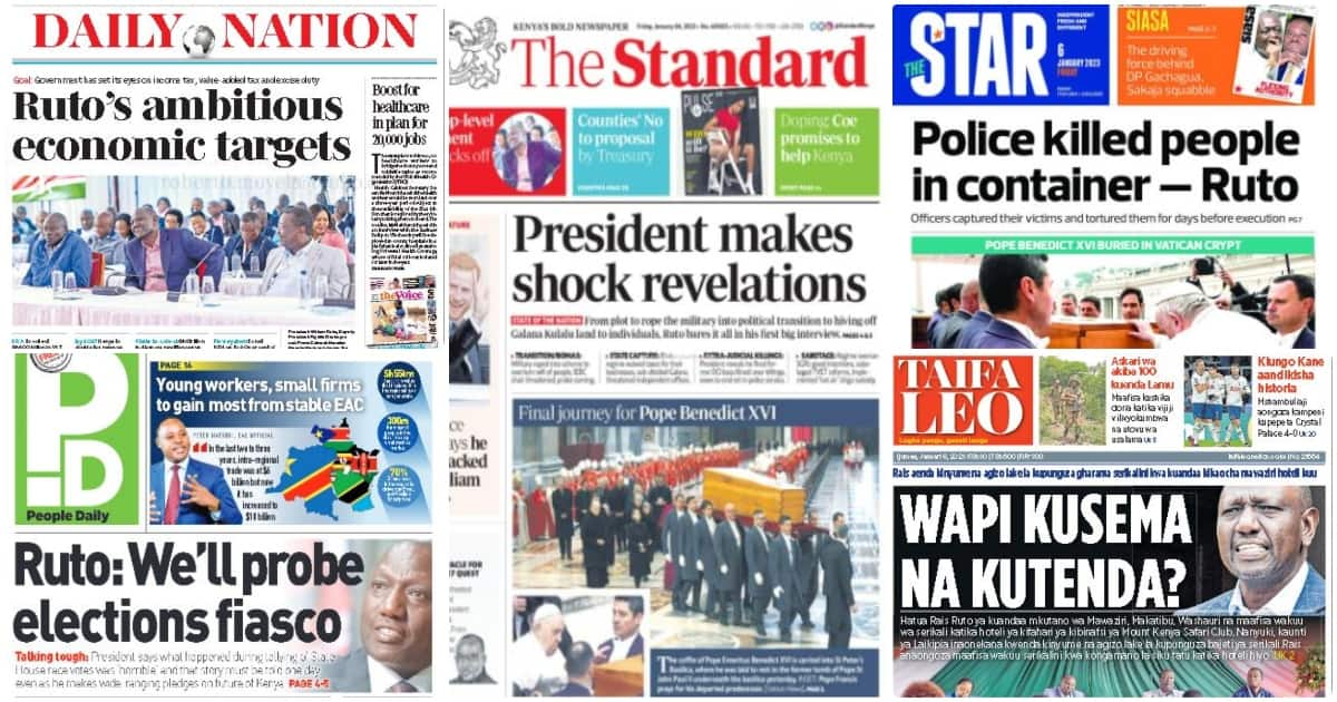 Kenyan Newspapers Review: Brace For New Levies As William Ruto Sets KSh ...