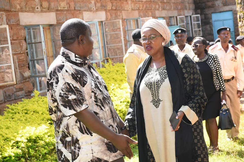 Photos of CS Matiang'i, woman rep Sabina Chege tightly holding hands excites netizens