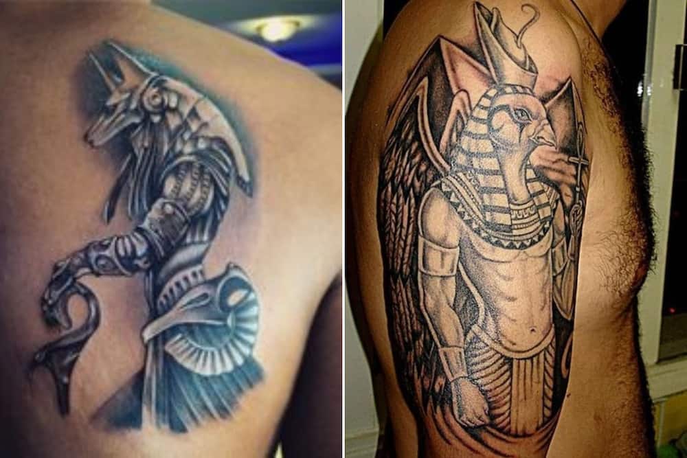 black Egyptian tattoo designs