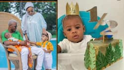Ali Kiba, Wife Amina Show United Front While Posing with Two Adorable Kids