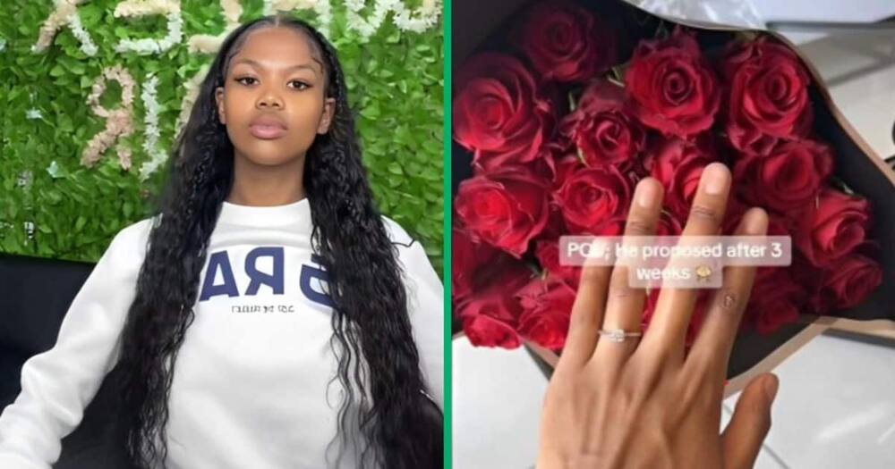 TikTok video shows woman's engagement after three weeks