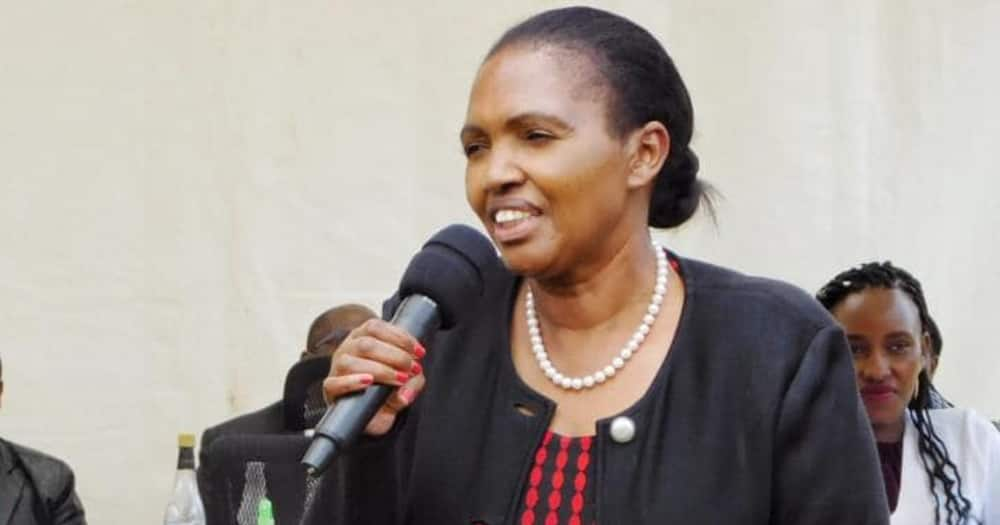 Tabitha Karanja speaks at a past event.