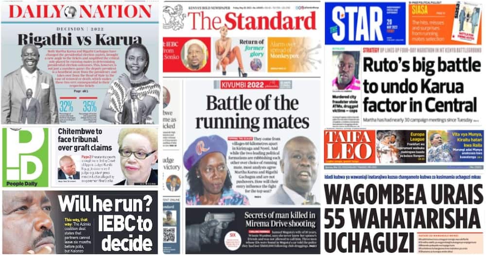 Kenyan Newspapers Review: Man Shot in Mirema Never Allowed Wife to Call or Text Him
