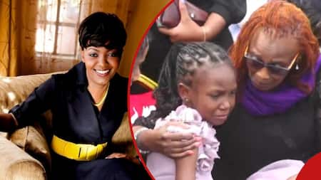 Rita Tinina's Daughter Malaika Bursts Into Tears as Mum Is Laid to Rest