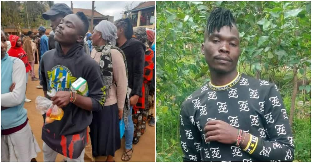 Githurai Man Who Queued to Vote with Unga and 2 Eggs Says Hunger ...