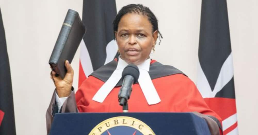 Chief Justice Martha Koome. Photo: State House Kenya.