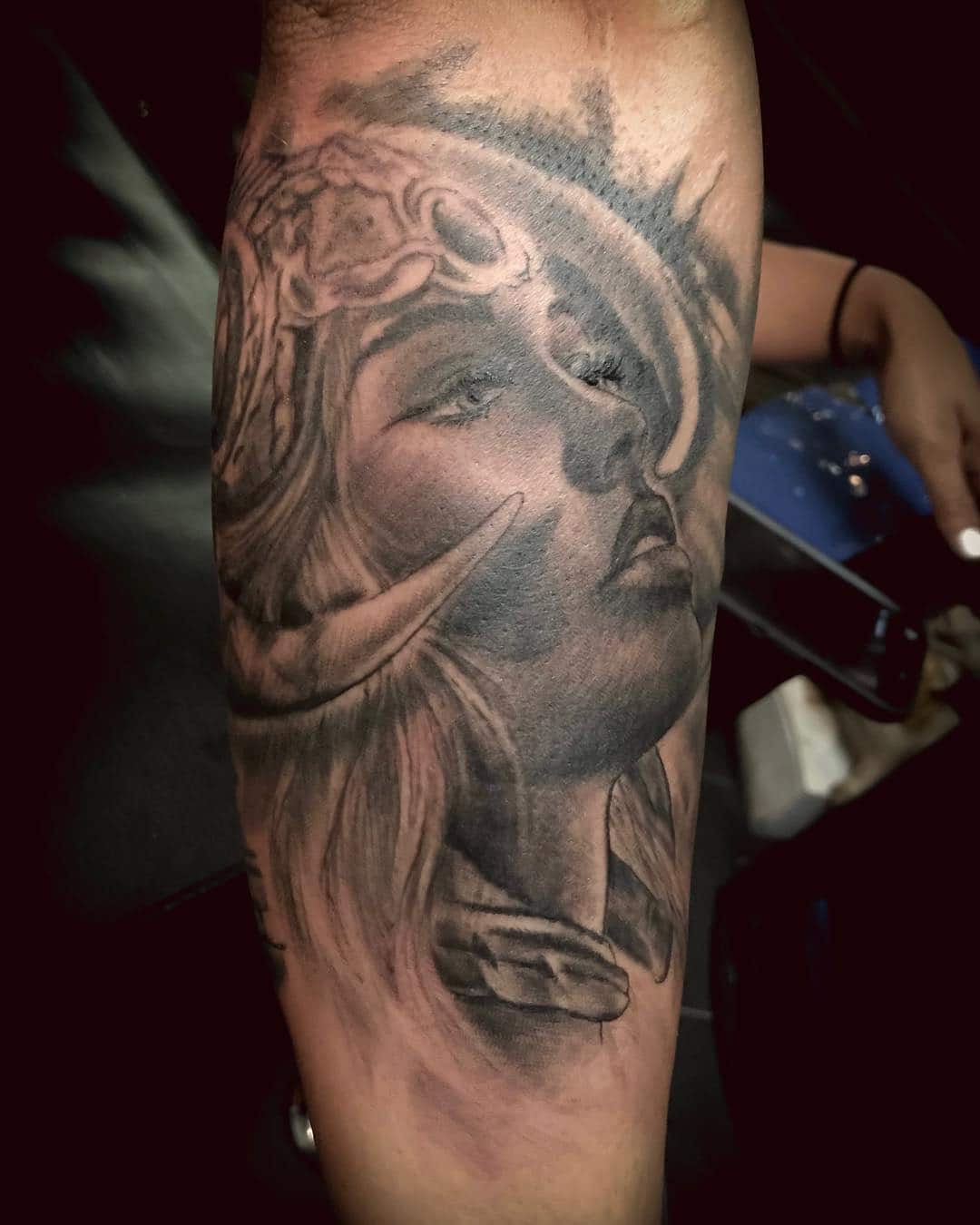 Tattoo uploaded by Joshua • Athena, part of a Ancient Greek sleeve •  Tattoodo