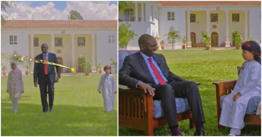 Ruto in state house.